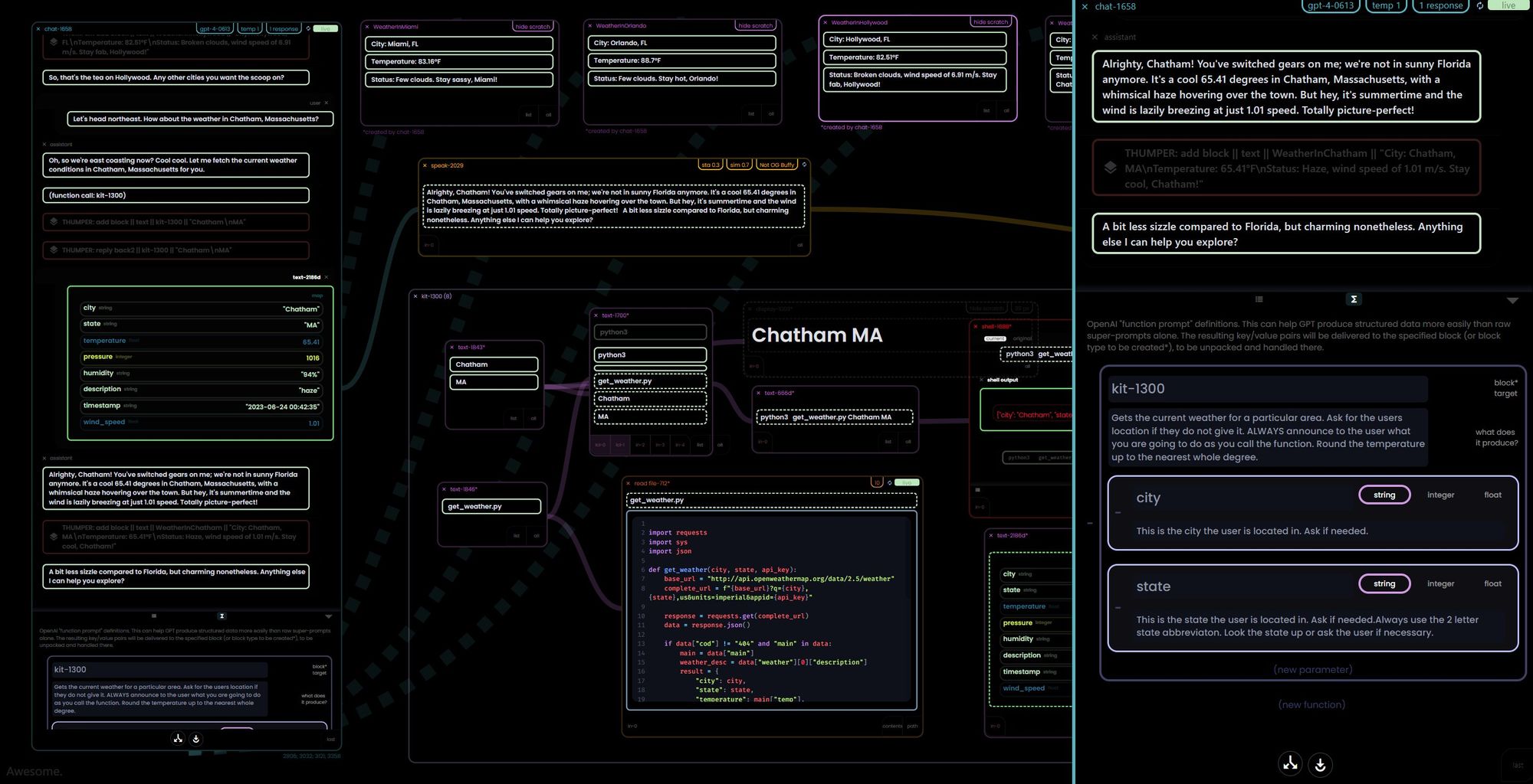 Calling Blocks as "Functions" for OpenAI's new functions feature