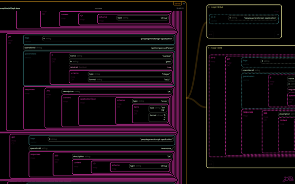 "Map pulling" - visual manipulation of map / dict / json structures